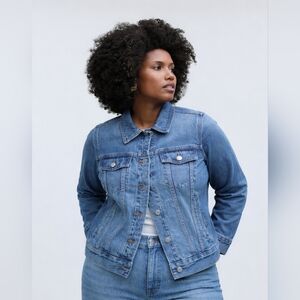 Madewell Classic Jean Jacket Medford Wash Trucker Denim Jacket XXL Fits Like XL